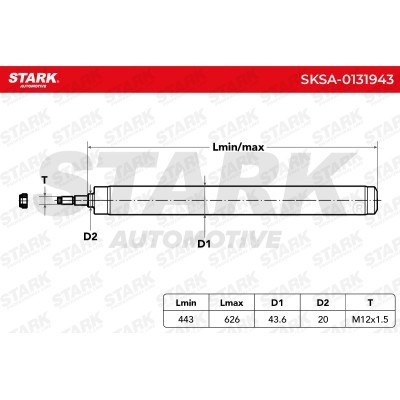 Amortyzator Stark SKSA-0131943 SKSA-0131943 - foto 6