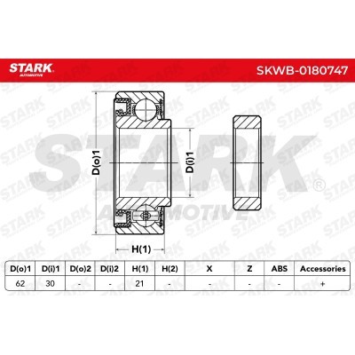 Łożysko Koła Stark SKWB-0180747 SKWB-0180747 - foto 5