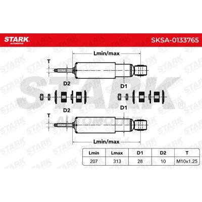 Amortyzator Stark SKSA-0133765 SKSA-0133765 - foto 4
