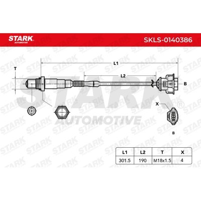 Sonda Lambda Stark SKLS-0140386 SKLS-0140386 - foto 6