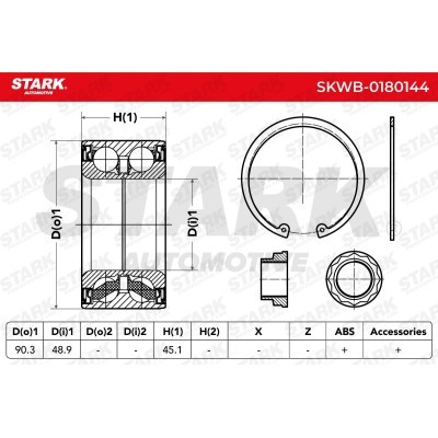 Łożysko Koła Stark SKWB-0180144 SKWB-0180144 - foto 2