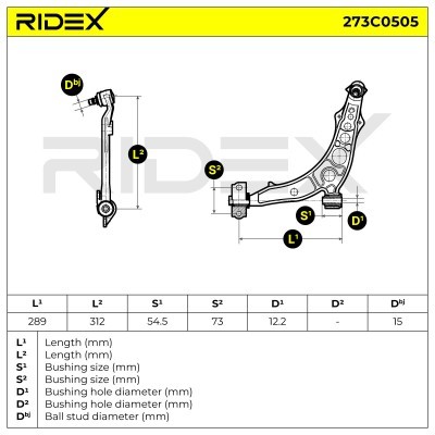Wahacz RIDEX 273C0505 273C0505 - foto 4