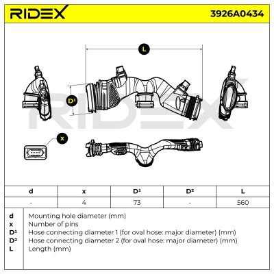 Przepływomierz RIDEX 3926A0434 3926A0434 - foto 7