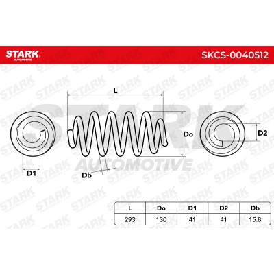 Sprężyna Zawieszenia Stark SKCS-0040512 SKCS-0040512 - foto 5
