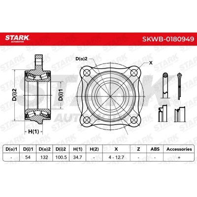Łożysko Koła Stark SKWB-0180949 SKWB-0180949 - foto 6