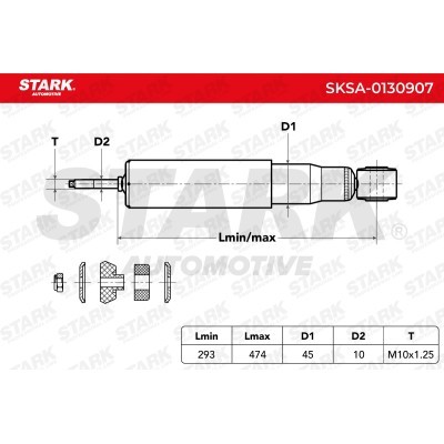 Amortyzator Stark SKSA-0130907 SKSA-0130907 - foto 3