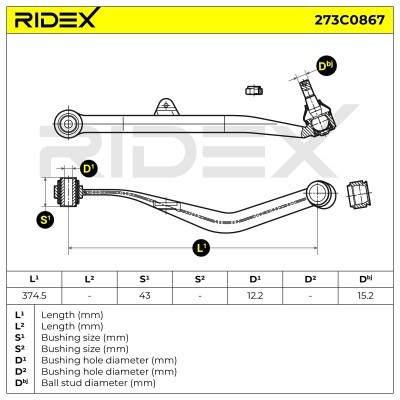 Wahacz RIDEX 273C0867 273C0867 - foto 7
