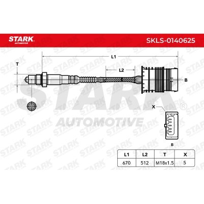 Sonda Lambda Stark SKLS-0140625 SKLS-0140625 - foto 6