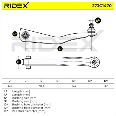 Wahacz RIDEX 273C1470 273C1470 - foto 7