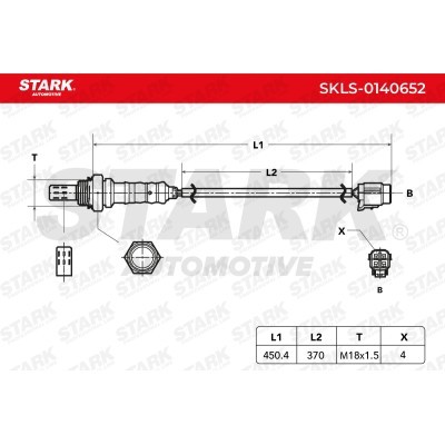Sonda Lambda Stark SKLS-0140652 SKLS-0140652 - foto 6