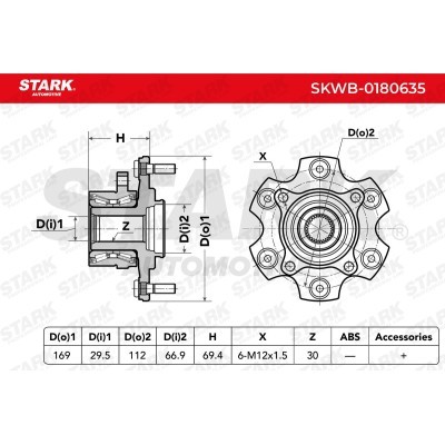 Łożysko Koła Stark SKWB-0180635 SKWB-0180635 - foto 4