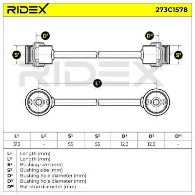 Wahacz RIDEX 273C1578 273C1578 - foto 5