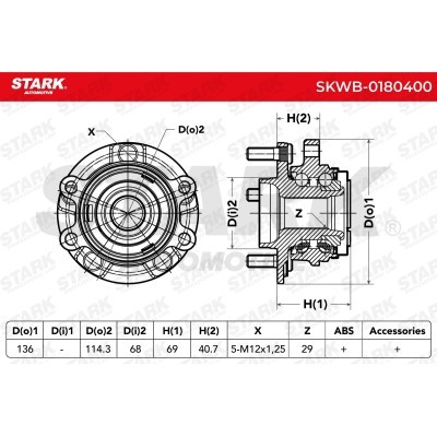 Łożysko Koła Stark SKWB-0180400 SKWB-0180400 - foto 4