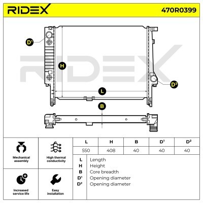 Chłodnica RIDEX 470R0399 470R0399 - foto 5