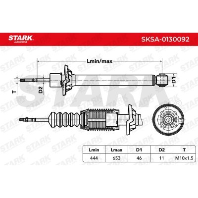 Amortyzator Stark SKSA-0130092 SKSA-0130092 - foto 3
