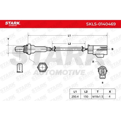 Sonda Lambda Stark SKLS-0140469 SKLS-0140469 - foto 10