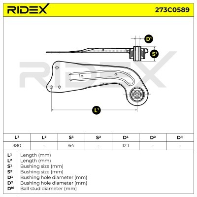 Wahacz RIDEX 273C0589 273C0589 - foto 7