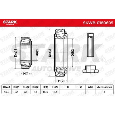 Łożysko Koła Stark SKWB-0180605 SKWB-0180605 - foto 3