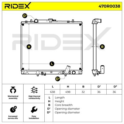 Chłodnica RIDEX 470R0038 470R0038 - foto 4