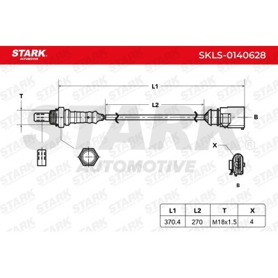 Sonda Lambda Stark SKLS-0140628 SKLS-0140628 - foto 6