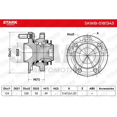 Łożysko Koła Stark SKWB-0181343 SKWB-0181343 - foto 5
