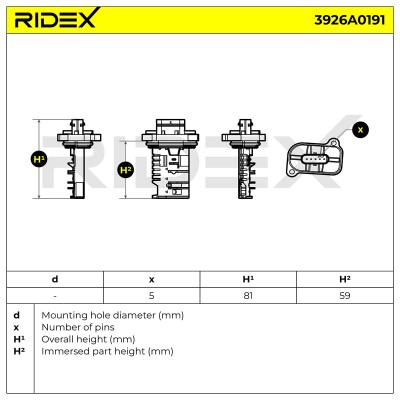 Przepływomierz RIDEX 3926A0191 3926A0191 - foto 6