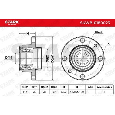 Łożysko Koła Stark SKWB-0180023 SKWB-0180023 - foto 4