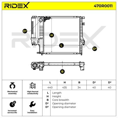 Chłodnica RIDEX 470R0011 470R0011 - foto 5
