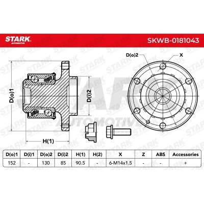 Łożysko Koła Stark SKWB-0181043 SKWB-0181043 - foto 6