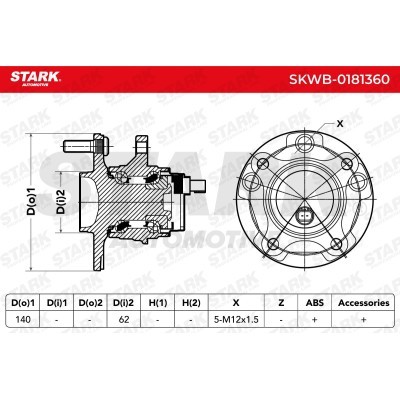 Łożysko Koła Stark SKWB-0181360 SKWB-0181360 - foto 10