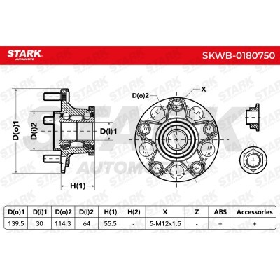 Łożysko Koła Stark SKWB-0180750 SKWB-0180750 - foto 7