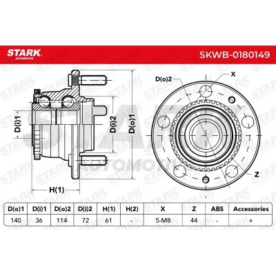 Łożysko Koła Stark SKWB-0180149 SKWB-0180149 - foto 5