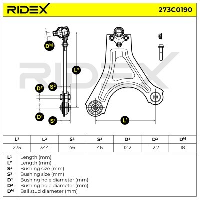 Wahacz RIDEX 273C0190 273C0190 - foto 4
