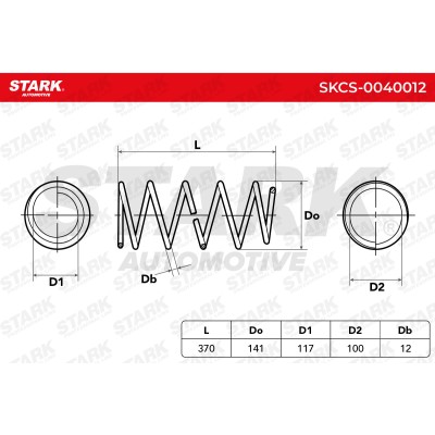 Sprężyna Zawieszenia Stark SKCS-0040012 SKCS-0040012 - foto 4