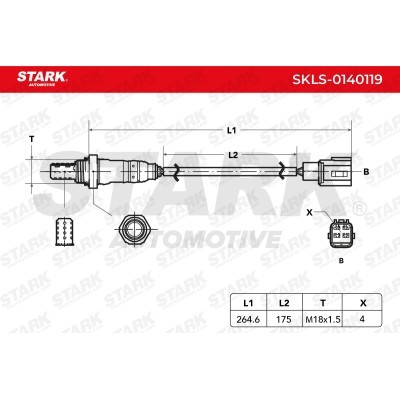 Sonda Lambda Stark SKLS-0140119 SKLS-0140119 - foto 2