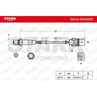 Sonda Lambda Stark SKLS-0140103 SKLS-0140103 - foto 4