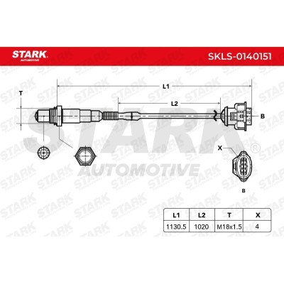 Sonda Lambda Stark SKLS-0140151 SKLS-0140151 - foto 3
