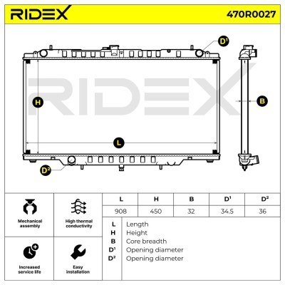 Chłodnica RIDEX 470R0027 470R0027 - foto 5