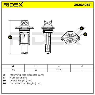 Przepływomierz RIDEX 3926A0351 3926A0351 - foto 6