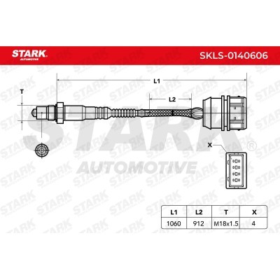 Sonda Lambda Stark SKLS-0140606 SKLS-0140606 - foto 7