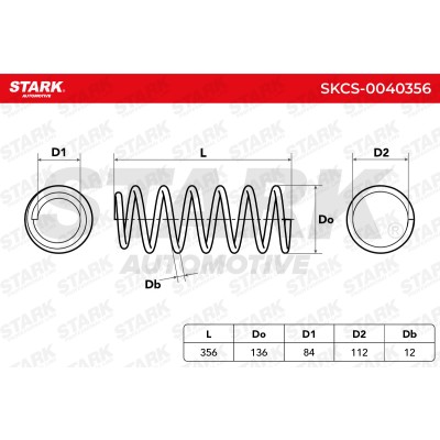 Sprężyna Zawieszenia Stark SKCS-0040356 SKCS-0040356 - foto 5