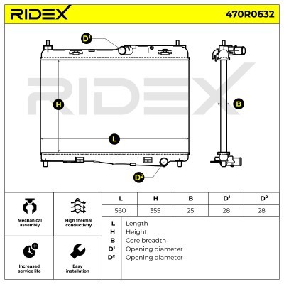 Chłodnica RIDEX 470R0632 470R0632 - foto 7