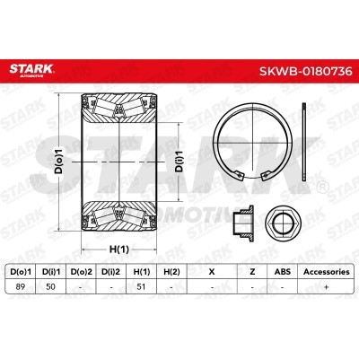Łożysko Koła Stark SKWB-0180736 SKWB-0180736 - foto 5