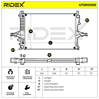 Chłodnica RIDEX 470R0069 470R0069 - foto 4