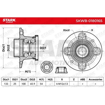 Łożysko Koła Stark SKWB-0180165 SKWB-0180165 - foto 3