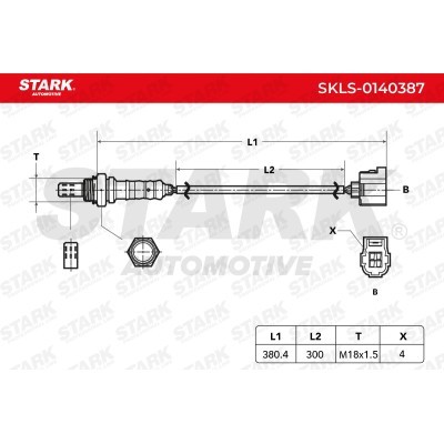 Sonda Lambda Stark SKLS-0140387 SKLS-0140387 - foto 6