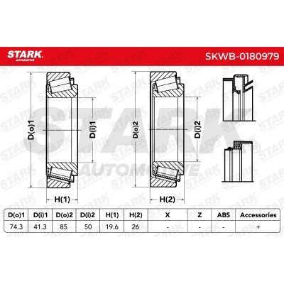 Łożysko Koła Stark SKWB-0180979 SKWB-0180979 - foto 5