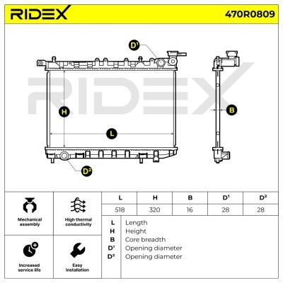 Chłodnica RIDEX 470R0809 470R0809 - foto 5