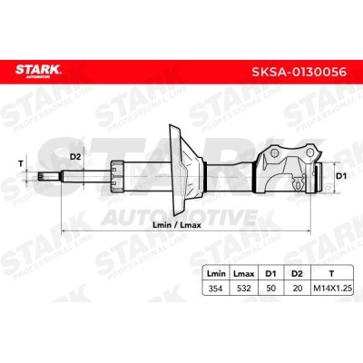 Amortyzator Stark SKSA-0130056 SKSA-0130056 - foto 3