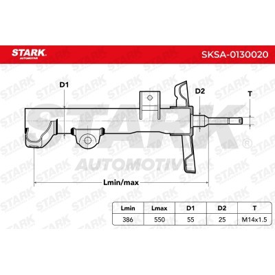 Amortyzator Stark SKSA-0130020 SKSA-0130020 - foto 4